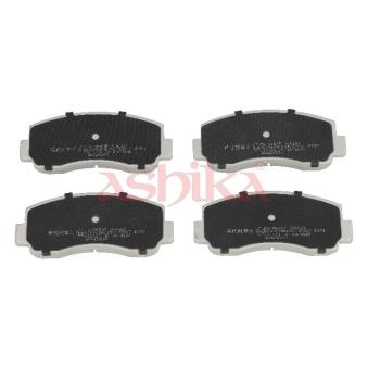 Jeu de 4 plaquettes de frein avant ASHIKA 50-05-502