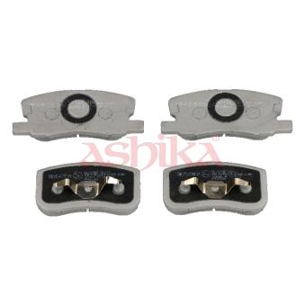 Jeu de 4 plaquettes de frein avant ASHIKA [50-05-517]