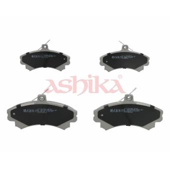 Jeu de 4 plaquettes de frein avant ASHIKA [50-05-593]
