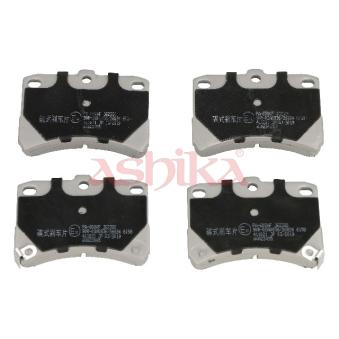 Jeu de 4 plaquettes de frein avant ASHIKA OEM 0449197213000 Jeu de 4 plaquettes de frein avant ASHIKA OEM 0449197213000