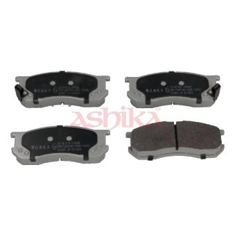Jeu de 4 plaquettes de frein avant ASHIKA OEM 0449197505 Jeu de 4 plaquettes de frein avant ASHIKA OEM 0449197505