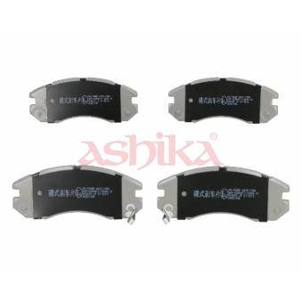 Jeu de 4 plaquettes de frein avant ASHIKA [50-07-705]