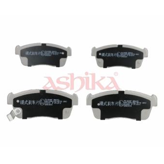 Jeu de 4 plaquettes de frein avant ASHIKA [50-08-809]
