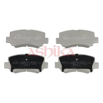 Jeu de 4 plaquettes de frein avant ASHIKA 50-08-813