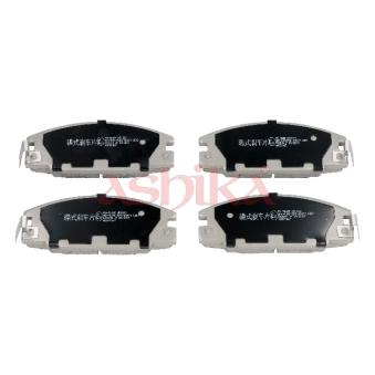 Jeu de 4 plaquettes de frein avant ASHIKA OEM 1605916 Jeu de 4 plaquettes de frein avant ASHIKA OEM 1605916