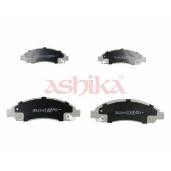 Jeu de 4 plaquettes de frein avant ASHIKA OEM 89040317