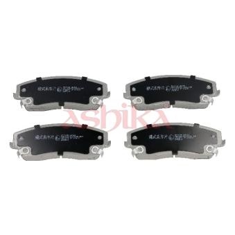 Jeu de 4 plaquettes de frein avant ASHIKA [50-09-913]