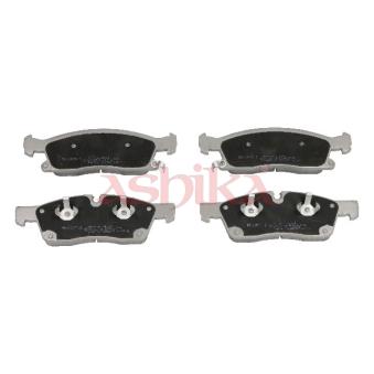 Jeu de 4 plaquettes de frein avant ASHIKA OEM 0074208020