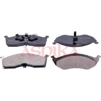 Jeu de 4 plaquettes de frein avant ASHIKA [50-09-917]