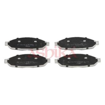 Jeu de 4 plaquettes de frein avant ASHIKA [50-09-922]
