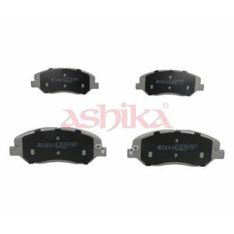 Jeu de 4 plaquettes de frein avant ASHIKA OEM 581014DA60