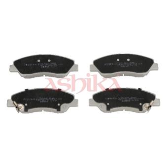 Jeu de 4 plaquettes de frein avant ASHIKA OEM 58101K7A00