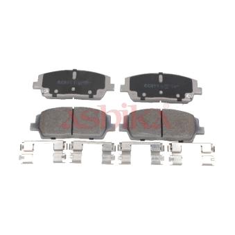 Jeu de 4 plaquettes de frein avant ASHIKA OEM 58101C5A75