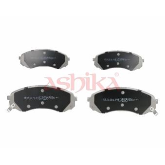 Jeu de 4 plaquettes de frein avant ASHIKA [50-0K-019]