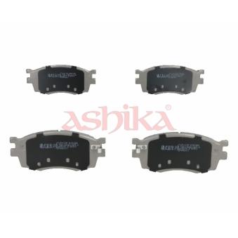 Jeu de 4 plaquettes de frein avant ASHIKA OEM 581013CA20