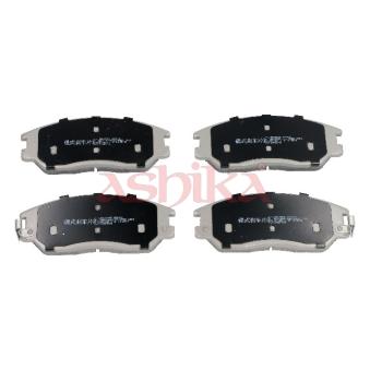 Jeu de 4 plaquettes de frein avant ASHIKA OEM 581013FA10