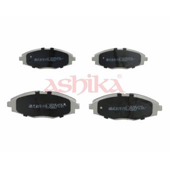 Jeu de 4 plaquettes de frein avant ASHIKA 50-W0-004 pour NISSAN GT-R V6 - 480cv
