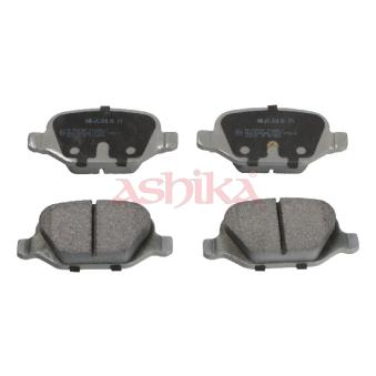Jeu de 4 plaquettes de frein arrière ASHIKA OEM 71772816
