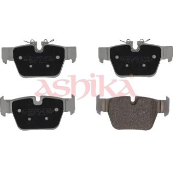 Jeu de 4 plaquettes de frein avant ASHIKA [51-00-0124]