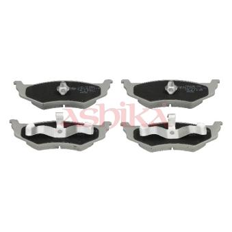 Jeu de 4 plaquettes de frein arrière ASHIKA 51-00-016