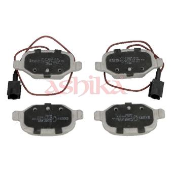 Jeu de 4 plaquettes de frein arrière ASHIKA OEM 77364961