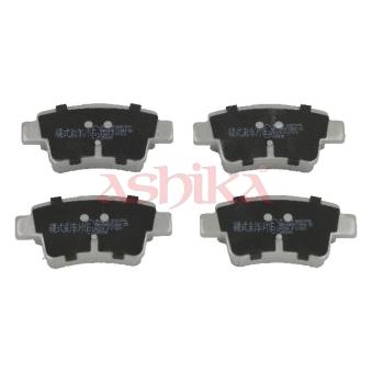 Jeu de 4 plaquettes de frein arrière ASHIKA OEM 71770022