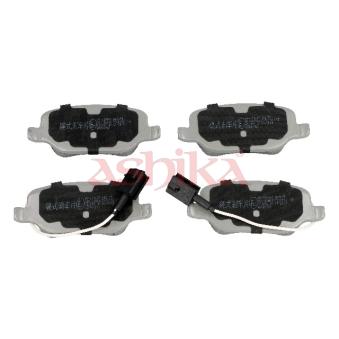 Jeu de 4 plaquettes de frein arrière ASHIKA OEM 77365542
