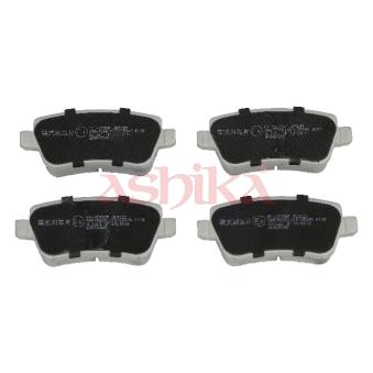 Jeu de 4 plaquettes de frein arrière ASHIKA OEM 77364168 Jeu de 4 plaquettes de frein arrière ASHIKA OEM 77364168
