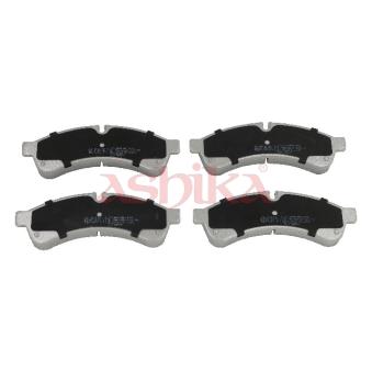 Jeu de 4 plaquettes de frein arrière ASHIKA OEM 500055652