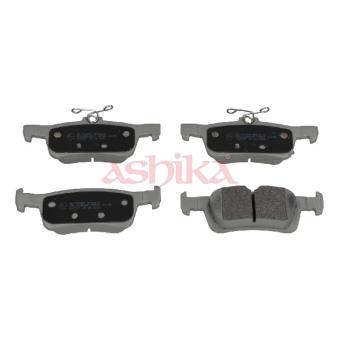 Jeu de 4 plaquettes de frein arrière ASHIKA OEM 2123543