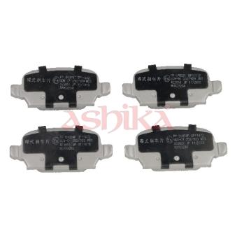 Jeu de 4 plaquettes de frein arrière ASHIKA OEM 9200132
