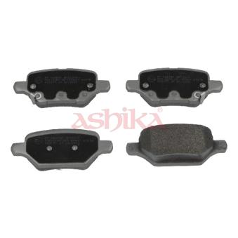 Jeu de 4 plaquettes de frein arrière ASHIKA OEM 42539412