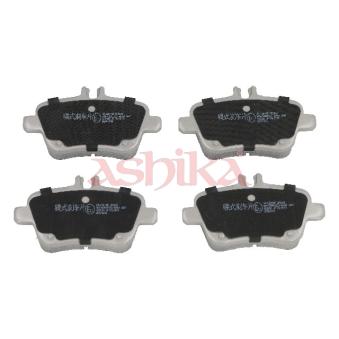 Jeu de 4 plaquettes de frein arrière ASHIKA OEM 0074209620