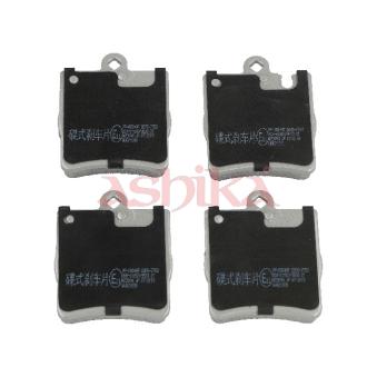 Jeu de 4 plaquettes de frein arrière ASHIKA OEM N0034202720