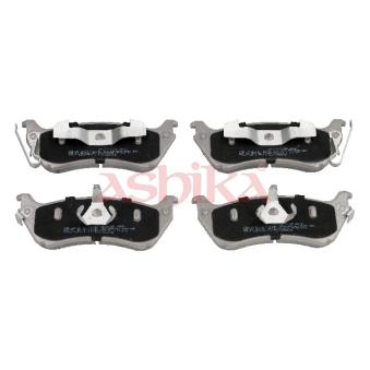 Jeu de 4 plaquettes de frein arrière ASHIKA OEM A1634200420 Jeu de 4 plaquettes de frein arrière ASHIKA OEM A1634200420
