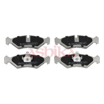 Jeu de 4 plaquettes de frein arrière ASHIKA OEM A0044205620