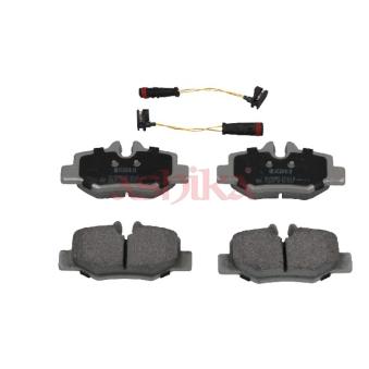 Jeu de 4 plaquettes de frein arrière ASHIKA OEM A0004216210