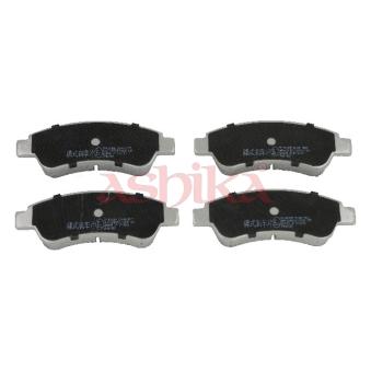 Jeu de 4 plaquettes de frein arrière ASHIKA OEM 71772817 Jeu de 4 plaquettes de frein arrière ASHIKA OEM 71772817
