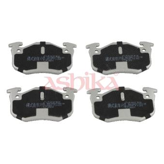 Jeu de 4 plaquettes de frein arrière ASHIKA 51-00-0611