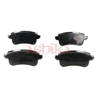 Jeu de 4 plaquettes de frein arrière ASHIKA OEM 440608235R