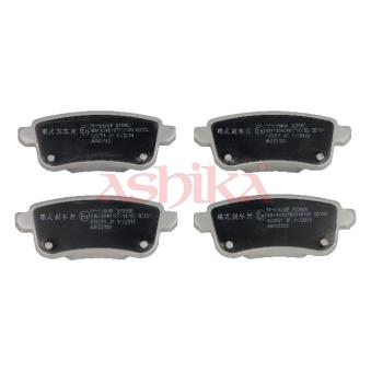 Jeu de 4 plaquettes de frein arrière ASHIKA OEM 440608061R Jeu de 4 plaquettes de frein arrière ASHIKA OEM 440608061R