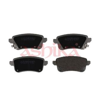Jeu de 4 plaquettes de frein arrière ASHIKA OEM 440606659R