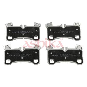 Jeu de 4 plaquettes de frein arrière ASHIKA OEM 95535293961