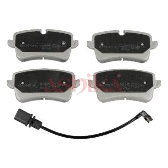 Jeu de 4 plaquettes de frein arrière ASHIKA OEM 4G0698451J