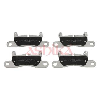 Jeu de 4 plaquettes de frein arrière ASHIKA OEM JZW698451R