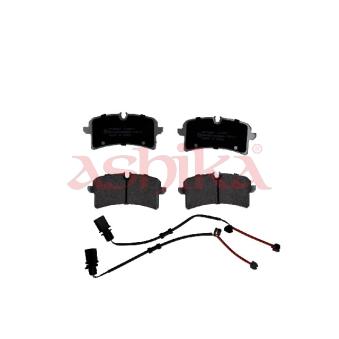 Jeu de 4 plaquettes de frein arrière ASHIKA 51-00-0928 pour MERCEDES-BENZ CLA RS7 performance quattro - 605cv