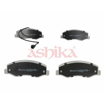 Jeu de 4 plaquettes de frein arrière ASHIKA OEM 4406000Q0H