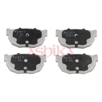 Jeu de 4 plaquettes de frein arrière ASHIKA OEM 5830228A01