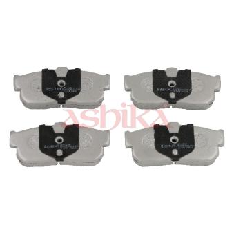 Jeu de 4 plaquettes de frein arrière ASHIKA OEM AY060NS015