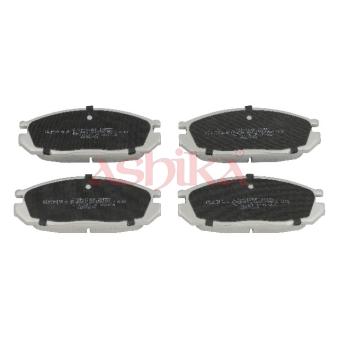 Jeu de 4 plaquettes de frein arrière ASHIKA 51-01-136